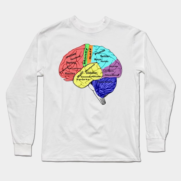 Brainy You Thing! Long Sleeve T-Shirt by shapeUP